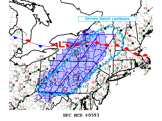 Mesoscale Discussion 593