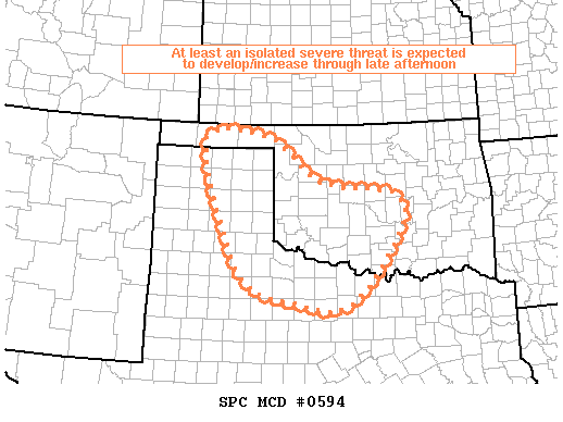Mesoscale Discussion 594