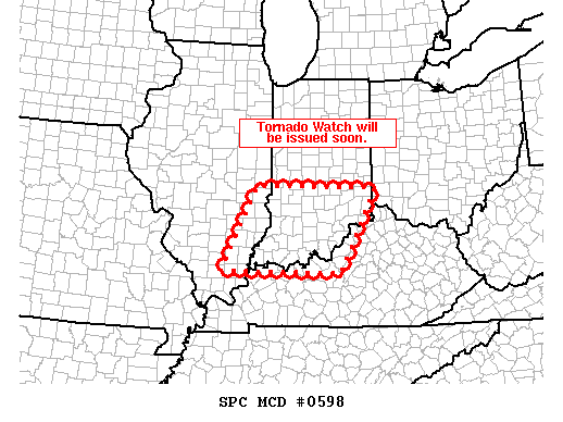Mesoscale Discussion 598