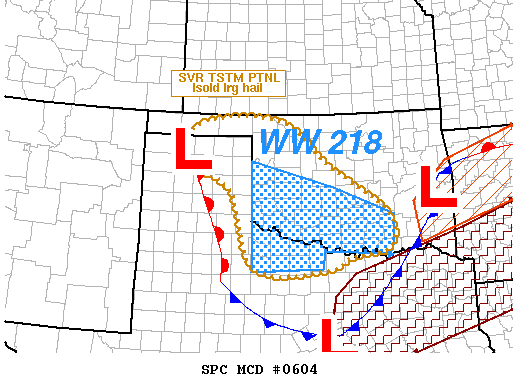 Mesoscale Discussion 604