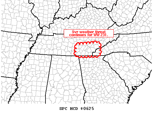 Mesoscale Discussion 625