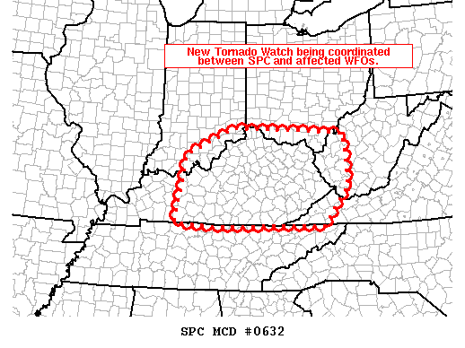 Mesoscale Discussion 632