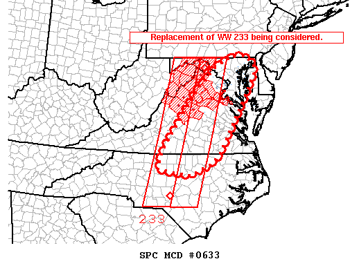 Mesoscale Discussion 633