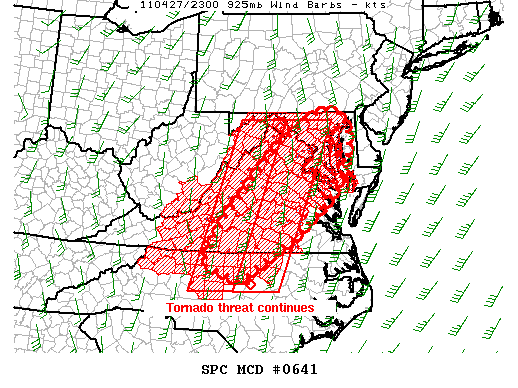 Mesoscale Discussion 641