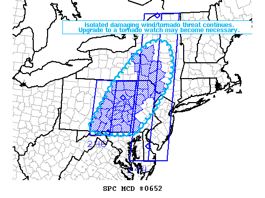 Mesoscale Discussion 652