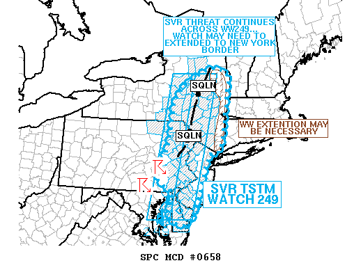 Mesoscale Discussion 658
