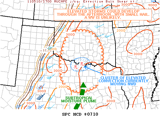Mesoscale Discussion 710