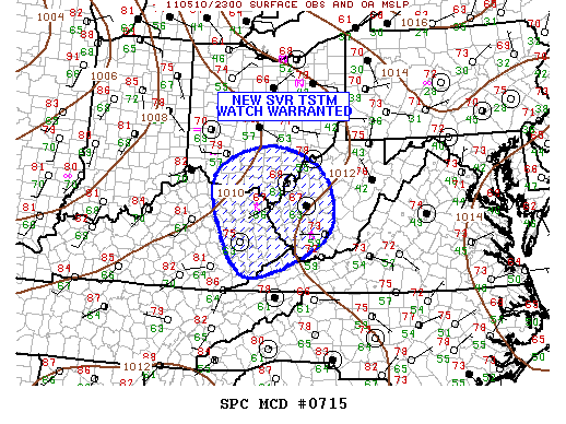 Mesoscale Discussion 715
