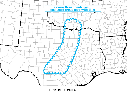 Mesoscale Discussion 841