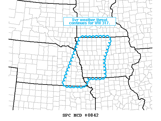 Mesoscale Discussion 842