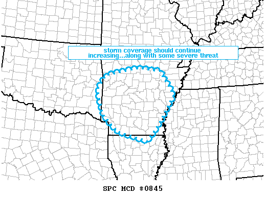 Mesoscale Discussion 845