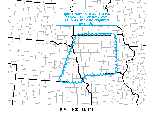 Mesoscale Discussion 846