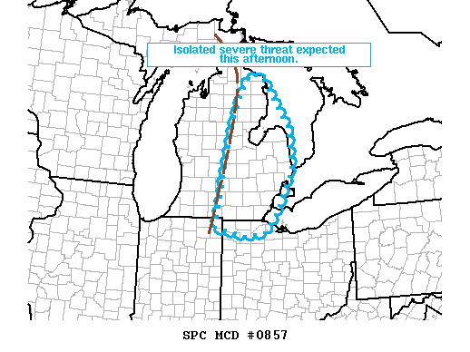 Mesoscale Discussion 857