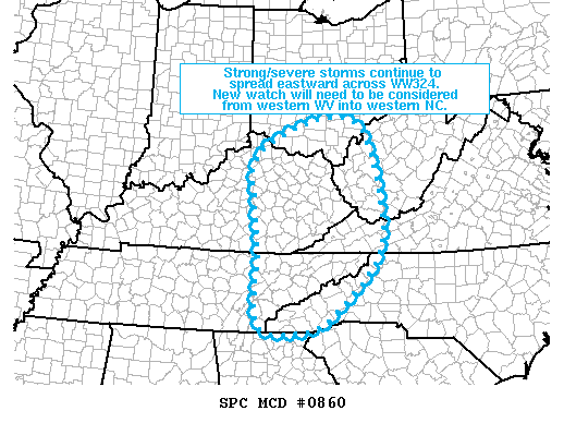 Mesoscale Discussion 860