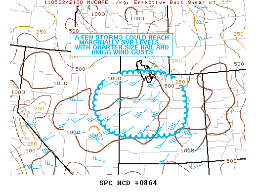 Mesoscale Discussion 864
