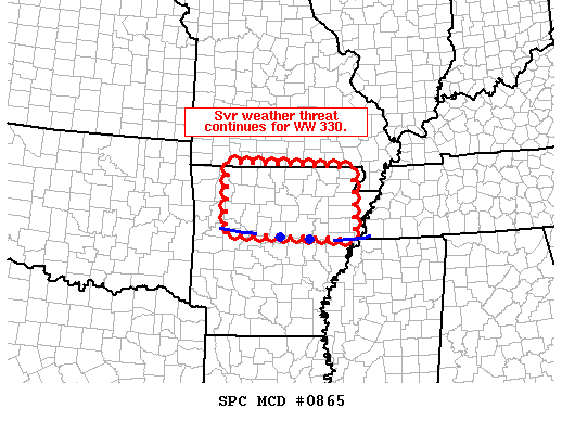 Mesoscale Discussion 865