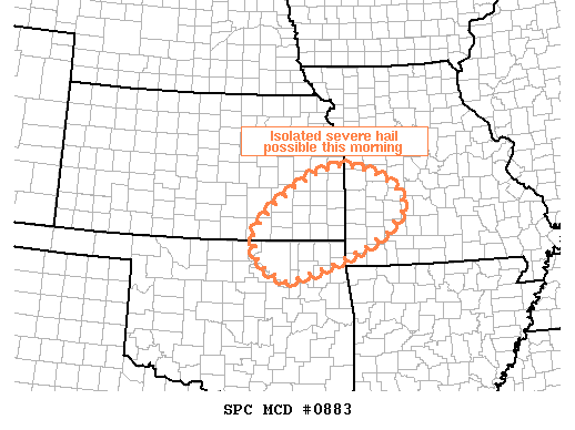Mesoscale Discussion 883