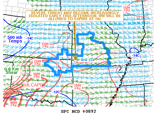 Mesoscale Discussion 892
