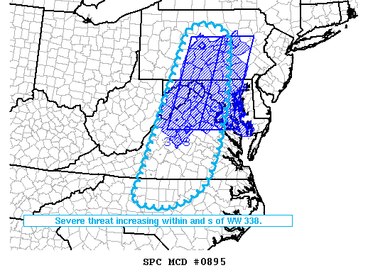 Mesoscale Discussion 895