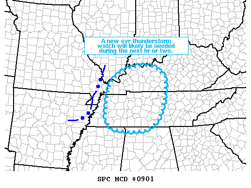 Mesoscale Discussion 901