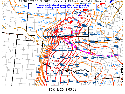 Mesoscale Discussion 902