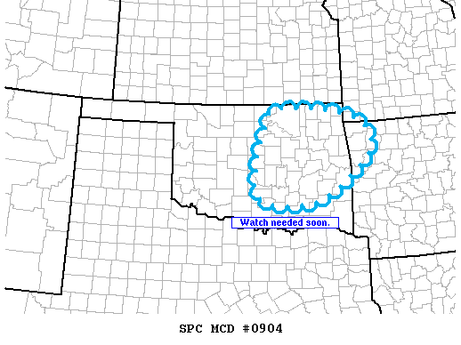 Mesoscale Discussion 904