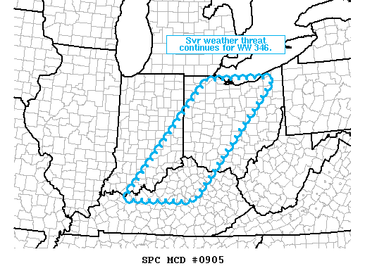 Mesoscale Discussion 905
