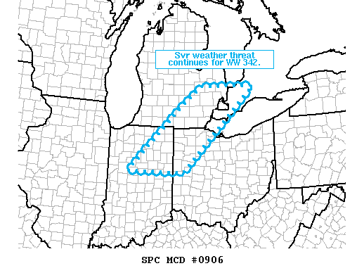 Mesoscale Discussion 906