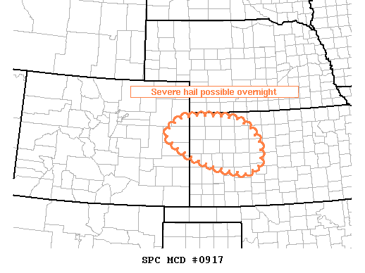 Mesoscale Discussion 917
