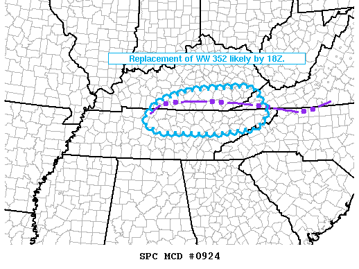 Mesoscale Discussion 924