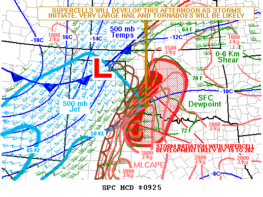 Mesoscale Discussion 925