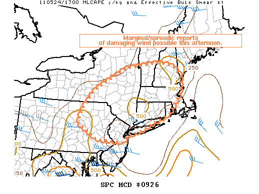 Mesoscale Discussion 926