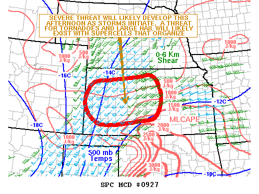 Mesoscale Discussion 927