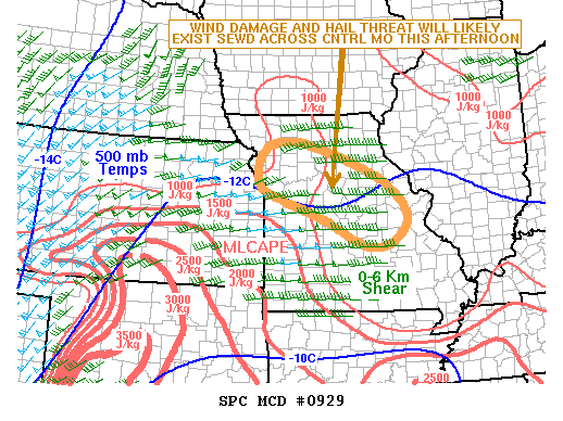 Mesoscale Discussion 929
