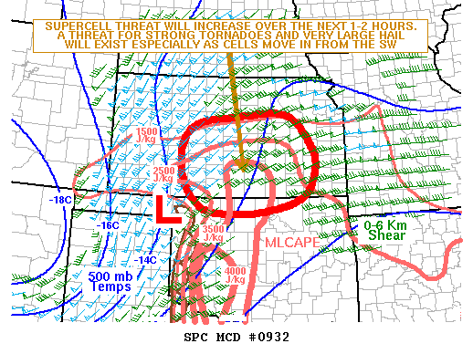 Mesoscale Discussion 932