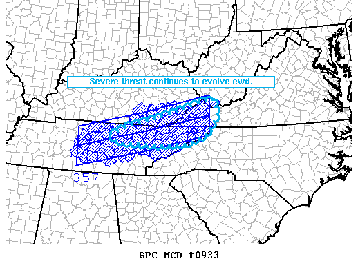 Mesoscale Discussion 933