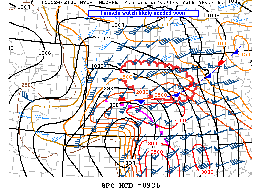 Mesoscale Discussion 936
