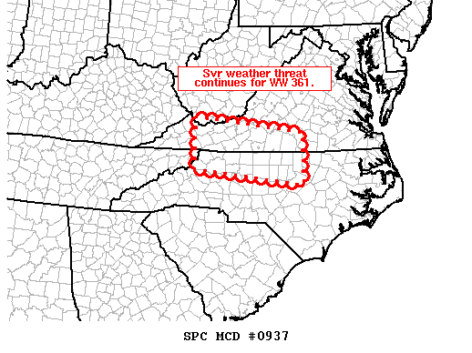 Mesoscale Discussion 937