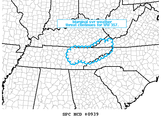 Mesoscale Discussion 939