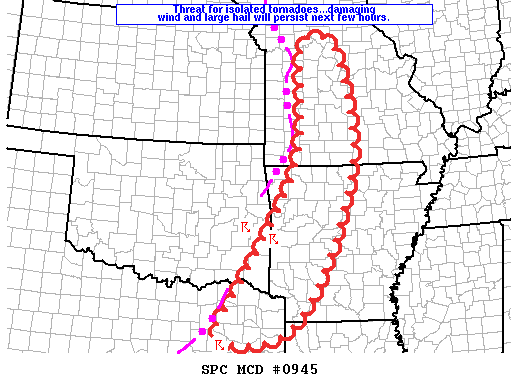 Mesoscale Discussion 945