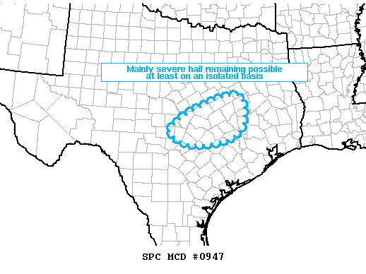 Mesoscale Discussion 947
