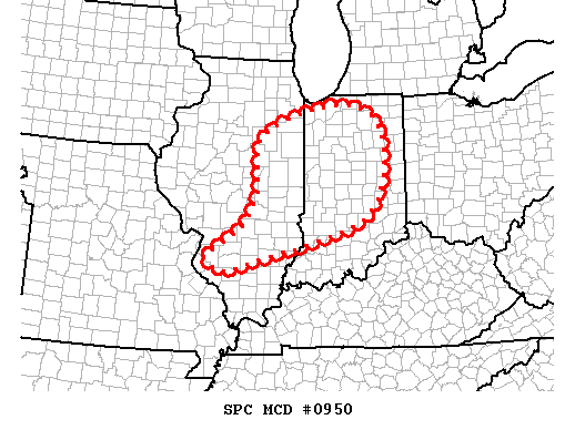 Mesoscale Discussion 950