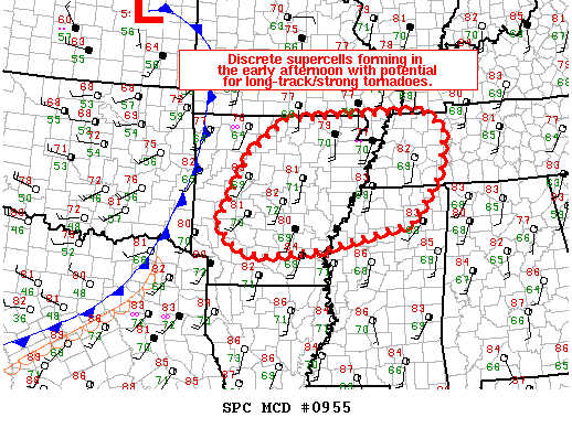 Mesoscale Discussion 955