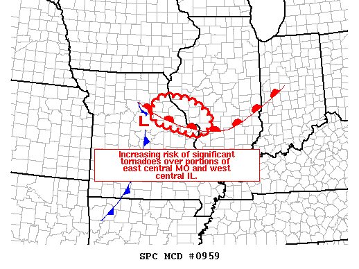 Mesoscale Discussion 959