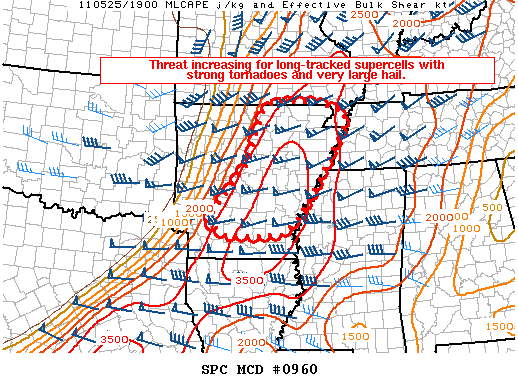 Mesoscale Discussion 960