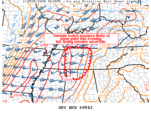 Mesoscale Discussion 963