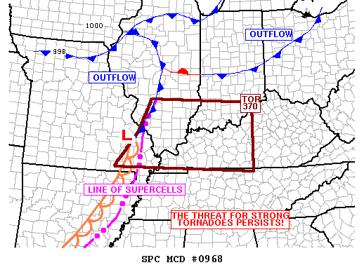 Mesoscale Discussion 968