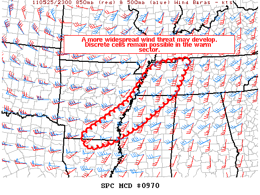 Mesoscale Discussion 970