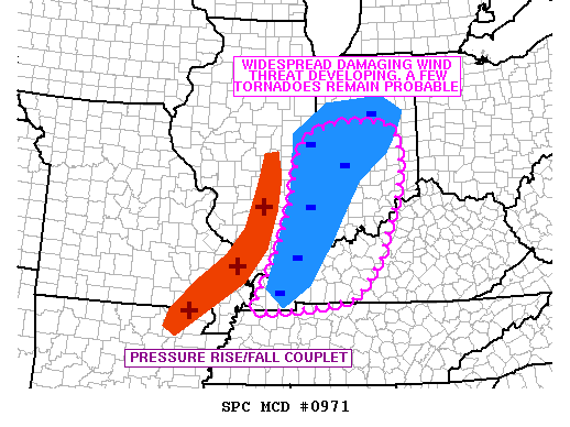 Mesoscale Discussion 971