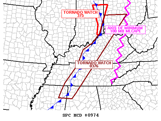 Mesoscale Discussion 974